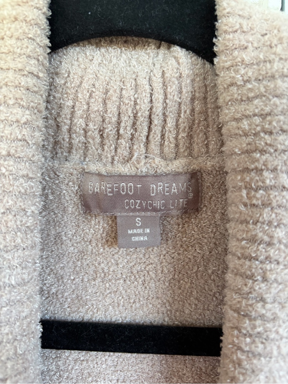 Barefoot Dreams CozyChic Lite Circle Cardi Sable Size Small - Picture 11 of 12